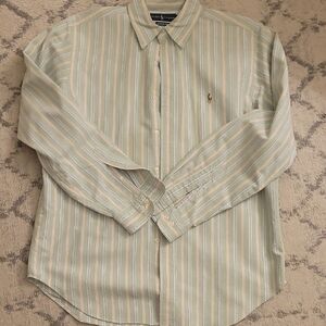 Ralph Lauren Men's Pastel Striped Button Down Shirt